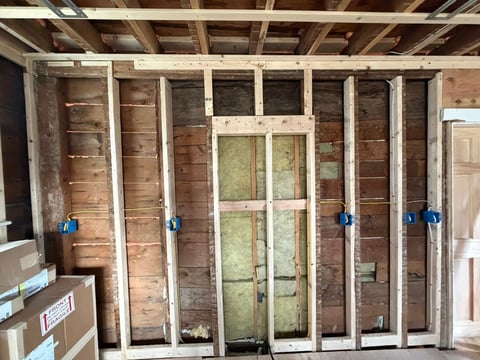 Rough in electric during whole house remodel